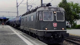 Die SBB in Grün  Sichtungen in Möhlin und Rheinfelden mit Crossrail quotEvals Cargo Carequot [upl. by Pierrepont315]