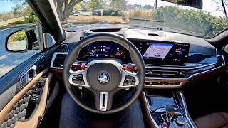 2024 BMW X5 M Competition  POV Driving Impressions [upl. by Ahsilek]