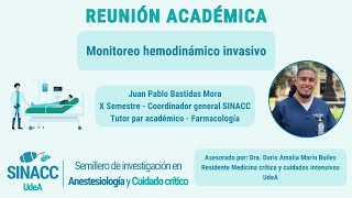 Reunión académica Monitoreo Hemodinámico Invasivo [upl. by Ellon]