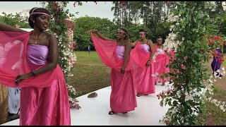 Kinyarwanda Dance at okuhingira Ceremony at Akamwesi Gardens Kampala [upl. by Aerdnua]