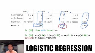 Programming for NLP Week 143 Logistic regression หรือ Maximum Entropy Model MaxEnt [upl. by Aitram]