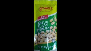 Growers Garlic Flavor Peanuts 2017 [upl. by Bodkin71]