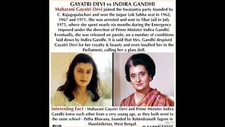 Indra Gandi vs Gayathri Devi  EMERGENCY movie  film  controversy facts 1975 emergency [upl. by Hesoj]