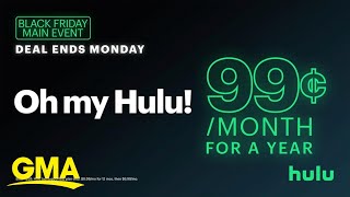 Get Hulu for 99¢ per month for a year with this deal for ‘GMA’ viewers l GMA [upl. by Fanny334]