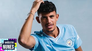 FIRST INTERVIEW WITH MATHEUS NUNES  Man Citys fourth summer signing [upl. by Akimot391]