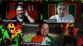 3 Live Canes on CanesInSight 911 Miami continues to roll Ball State next up [upl. by Ynnol303]