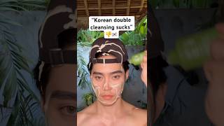 This is the BEST way to clean your face ft Beplain Peeling gel koreanskincare beplain shorts [upl. by Annaitat]