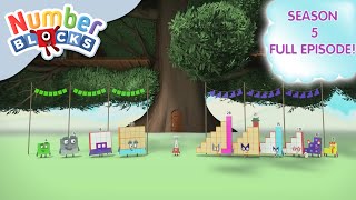 Numberblocks Steps Versus Squares 🟦  Shapes  Season 5 Full Episode 22  Learn to Count [upl. by Egni]