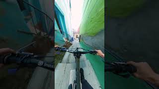 Crazy MTB Street RACE Narrow Gnarly [upl. by Markiv]