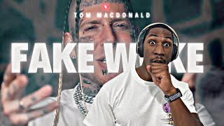 FIRST TIME HEARING Tom MacDonald  Fake Woke Official Video  REACTION [upl. by Yehc]