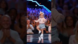 Worlds Best Dance by a Baby Girl Wows the Judges on AGT 😍 agt shorts [upl. by Keppel461]