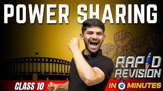 Power Sharing  10 Minutes Rapid Revision  Class 10 SST  202425 [upl. by Ravahs]