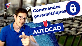 Utiliser les commandes paramétriques AutoCAD [upl. by Lrae100]