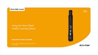 How To Use Your AccuChek® FastClix Lancing Device [upl. by Hoenack]