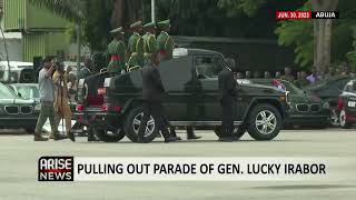 PULLING OUT PARADE OF GEN LUCKY IRABOR [upl. by Sofer]