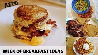 KETO BREAKFAST IDEAS WHAT I ATE FOR BREAKFAST THIS WEEK KETO FASHO [upl. by Leryt]