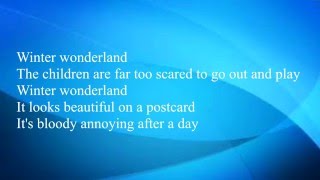 Winter Wonderland  Courteeners Lyrics [upl. by Hcab]