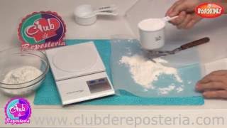 Cómo Medir en Tazas los Principales Ingredientes│Club de Reposteria [upl. by Farkas196]