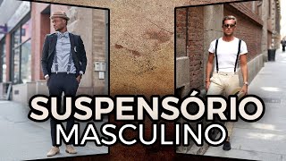 Como usar suspensório masculino  LOOK DOS INSCRITOS 003 [upl. by Annair]