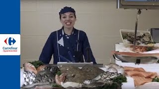 Votre poissonnier Carrefour vous donne rendezvous au rayon poissonnerie [upl. by Ahsirpac]