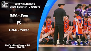 20240818 U13 GBASam vs GBAPeter Last 1s Standing [upl. by Karine479]