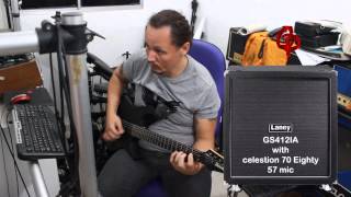 Laney Cabinet Comparison  Celestion x HH custom by Claudio Passamani [upl. by Velma]