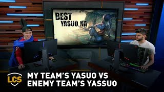 My Teams Yasuo vs Enemy Teams Yassuo [upl. by Ainattirb]