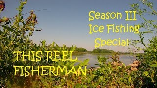 Ice Fishing Midwest USA Mississippi River Watershed Bluegill Fishing with Some History [upl. by Whitten]