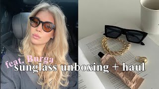 SPRINGSUMMER SUNGLASS HAUL  Burga Eyewear Review [upl. by Sherborne]