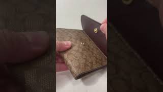 Coach Small Trifold Wallet Quick Review [upl. by Montanez]