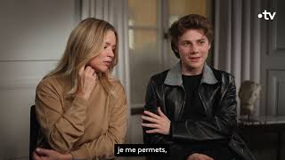 Interview Virginie Efira et Félix Lefebvre pour le film quotRien à perdrequot [upl. by Breana]