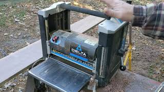 DELTA PORTABLE PLANER 125 inch [upl. by Atinaej]