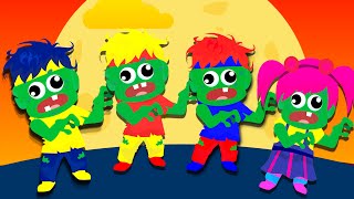 Zombie Dance with Mommy amp Daddy  D Billions Kids Songs [upl. by Alyos]