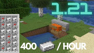 HOW TO BUILD SIMPLE IRON FARM  Minecraft 121 [upl. by Xavler]