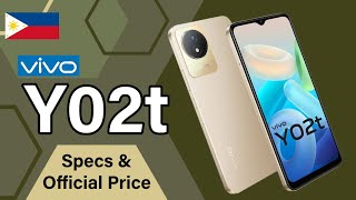 Vivo Y02t Specs and Official Price Philippines 2023 [upl. by Carolus797]