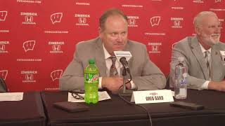 Wisconsin Badgers Basketball Greg Gard Postgame vs Montana State November 7 2024 [upl. by Buzzell]