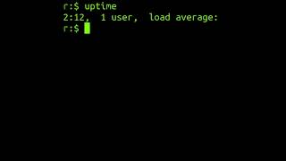 The uptime Command In Linux [upl. by Yrruc]