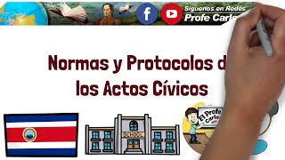 Normas y Protocolos de los Actos CÍVICOS 8° AÑO Educación Cívica [upl. by Ilak]