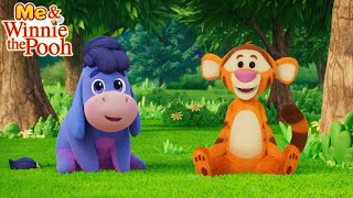 Me amp Winnie the Pooh Eeyore and Tigger Meditate  Disney Junior  Review [upl. by Colwin615]