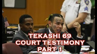 Tekashi 6ix9ine Full Court Testimony UNCUT [upl. by Demb48]