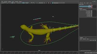 Lizard Rigging Showreel  My First Rigg [upl. by Aisilef4]