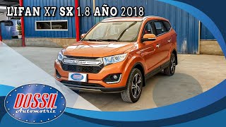 LIFAN X7 SX 18 AÑO 2018  DOSSIL PORTAL AUTOMOTRIZ [upl. by Haliak]