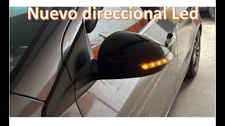 Instalación de direccionales led originales en espejo retrovisor de Chevrolet Sonic [upl. by Ittam722]