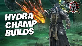 Hydra Champ Builds  important stats sets and masteries for your champs  Raid Shadow Legends [upl. by Nolyag]