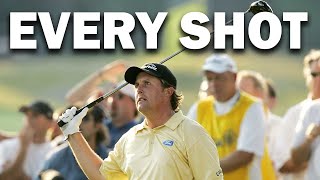 Phil Mickelson Final Round at the 2006 US Open  Every Shot  Holes 11 thru 18 [upl. by Kalagher]