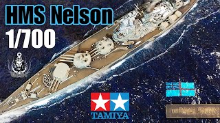 Full Build HMS Nelson  Tamiya 1700 [upl. by Ecnav]