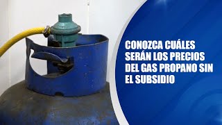 Conozca cuáles serán los precios del gas propano sin el subsidio [upl. by Wehtam756]