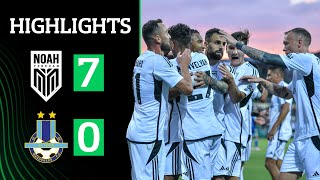 Noah 70 Sliema Wanderers UEFA Conference League 2nd Qualifying Round  Highlights [upl. by Rolph802]