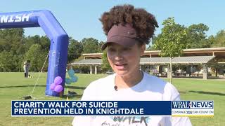 Charity walk for suicide prevention held in Knightdale [upl. by Meesan]