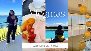 Vlogmas Teacher’s Getaway  Saldanha Bay Hotel  End of Year Trip [upl. by Caras]